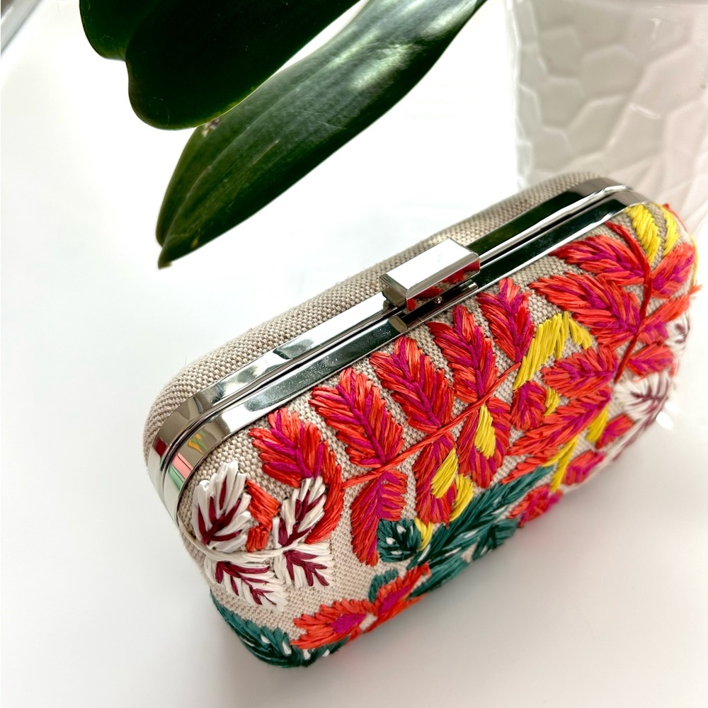 Zara Tropical Clutch